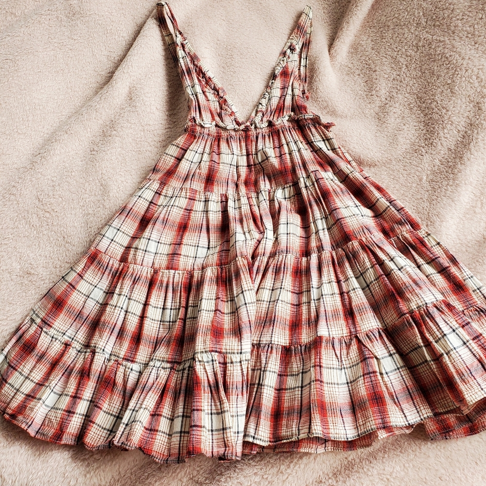 SOLD Korean Gingham Summer Dress